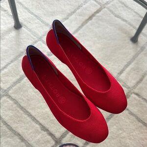 Rothy's Women's Red Flats